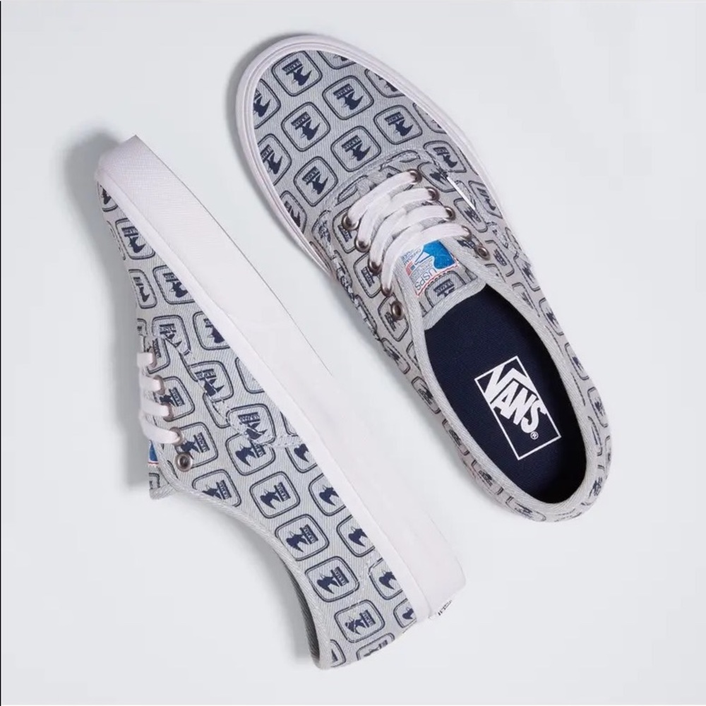 RARE Vans x USPS Authentic Shoes  Unisex | U.S. Men 9.5